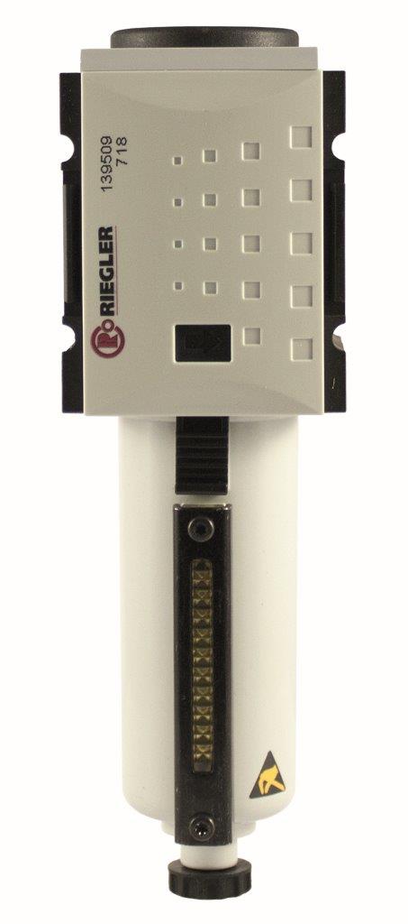 Vorfilter »FUTURA«, Metallbehälter, Sichtrohr, 0,3 µm, BG 4, G 1, halbautomatisch - bekommst Du bei HUG Technik ♡
