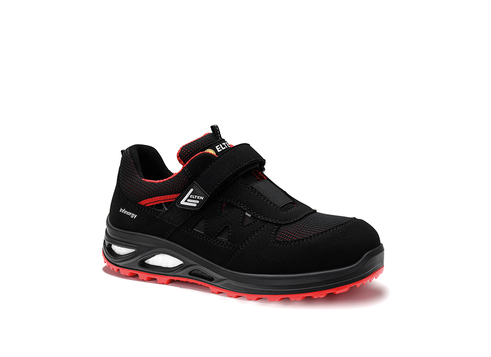 ELTEN® Damen-Sicherheitssandale HANNAH XXTL black-red Easy ESD S1P, 741531 - kommt direkt von HUG Technik 😊
