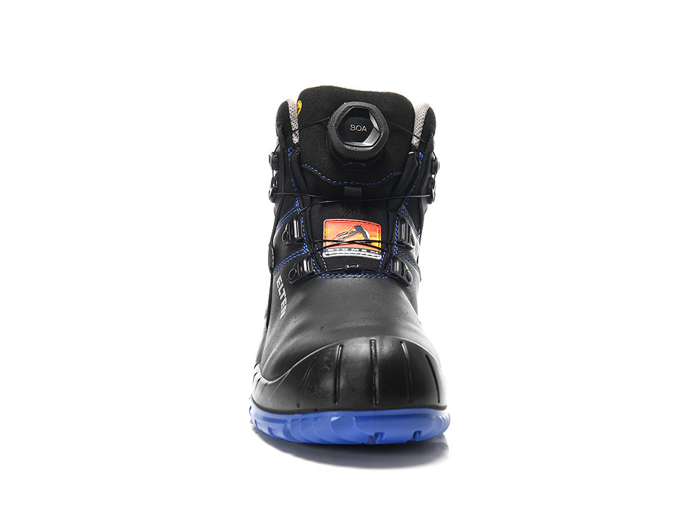 ELTEN® Sicherheitsschnürstiefel RENZO Biomex GTX BOA® blue Mid ESD S3 - erhältlich bei ♡ HUG Technik ✓