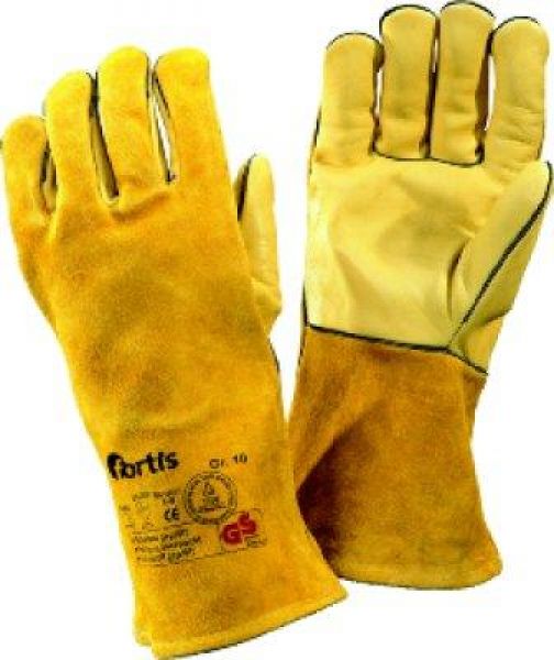 FORTIS Schweisser-Handschuh Welder Plus, ocker, Gr. 10 - bei HUG Technik ✭