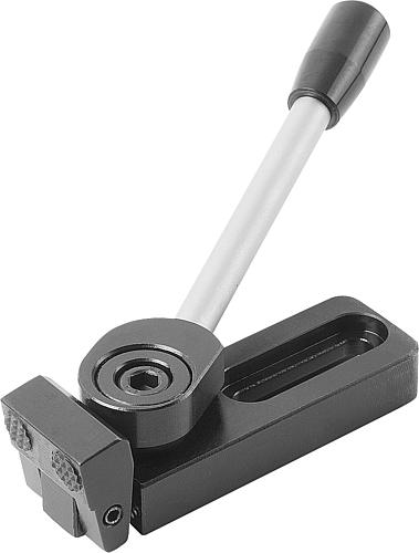 Niederzugspanner links A=121,5 40x39, Form: B Stahl - K0034.010030 - direkt von HUG Technik ✓