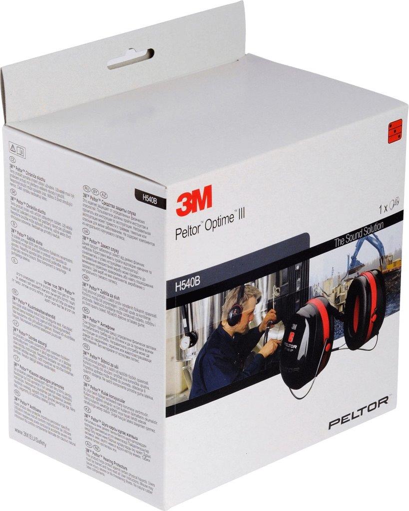 3M™ Peltor™ Optime III™ Kapselgehörschutz mit Nackenbügel H540B - bei HUG Technik ♡