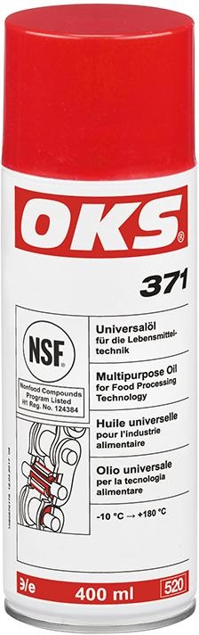 OKS® 371 Universalöl, Lebensmitteltechnik, Spray 400 ml - direkt von HUG Technik ✓