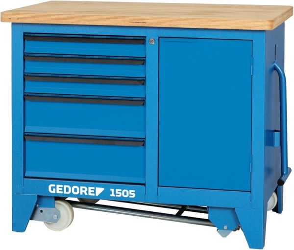 GEDORE Rollwerkbank 1100x652x900mm 5S. - direkt von HUG Technik ✓