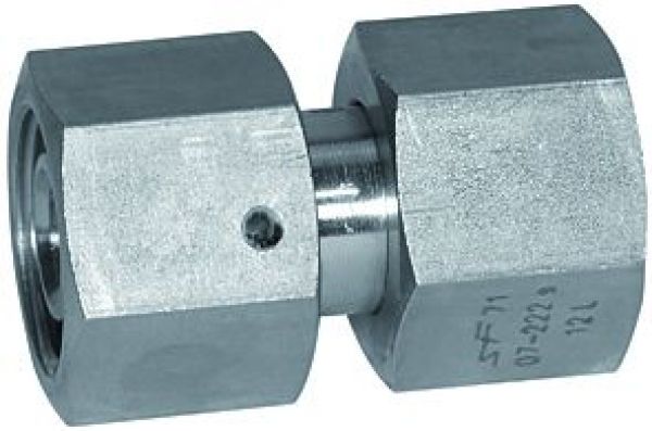 Verschraubung gerade, einstellbar, Dichtkegel, Mutter-IG M12x1,5, Rohr-Außen-ø 6 mm, Edel - bei HUG Technik ✭