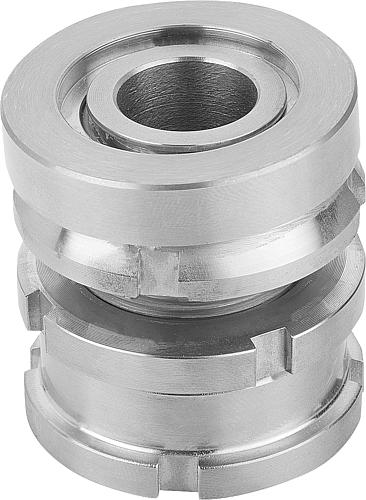 Höhenverstell-Element H=106 Edelstahl, D2=70, D=22 - K0692.040201 - erhältlich bei ✭ HUG Technik ✓