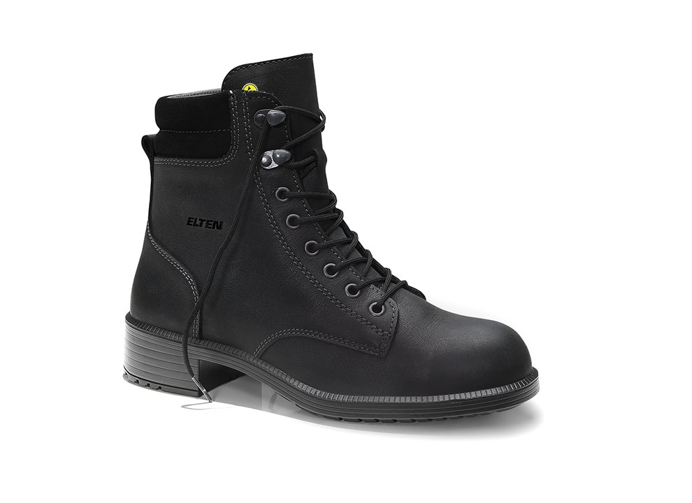 ELTEN® Damen-Sicherheitsstiefel NIKOLA black Mid ESD S2, 74310 - erhältlich bei ♡ HUG Technik ✓