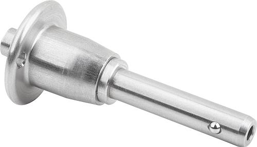 Kugelsperrbolzen Edelstahl, selbstsichernd, D1=5, L=10 - K0641.02105010 - bei HUG Technik ♡