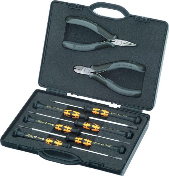 KNIPEX® Zangen-Set Elektronik ESD8-teilig - bekommst Du bei HUG Technik ♡ KNIPEX® Zangen-Set Elektronik ESD8-teilig - bekommst Du bei HUG Technik ♡