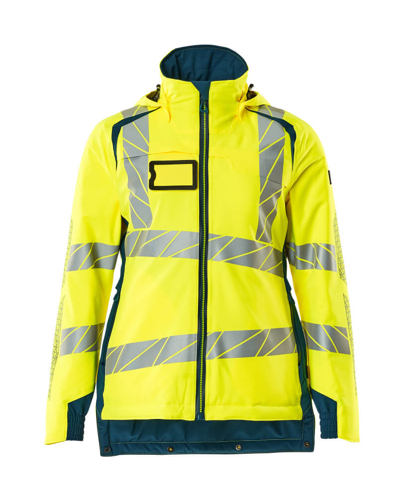 MASCOT® ACCELERATE SAFE Winterjacke  Gr. 2XL, hi-vis gelb/dunkelpetroleum - bei HUG Technik ☆