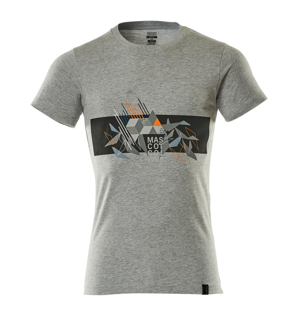 MASCOT® ACCELERATE SAFE T-Shirt  Gr. 2XL, grau-meliert/hi-vis orange - direkt bei HUG Technik ✓