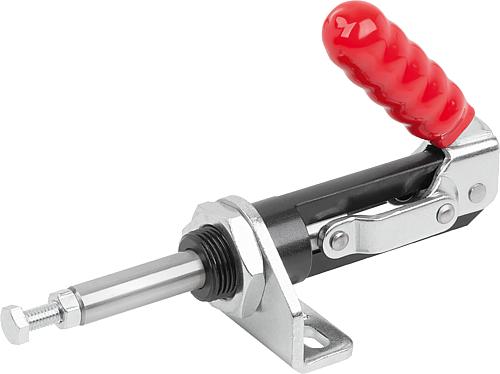 Schubstangenspanner, mit Konsole Standard, F2=2400, Stahl verzinkt und passiviert, Komp: Kunststoff Komp: Rot - K1546.02400 - erhältlich bei ✭ HUG Technik ✓