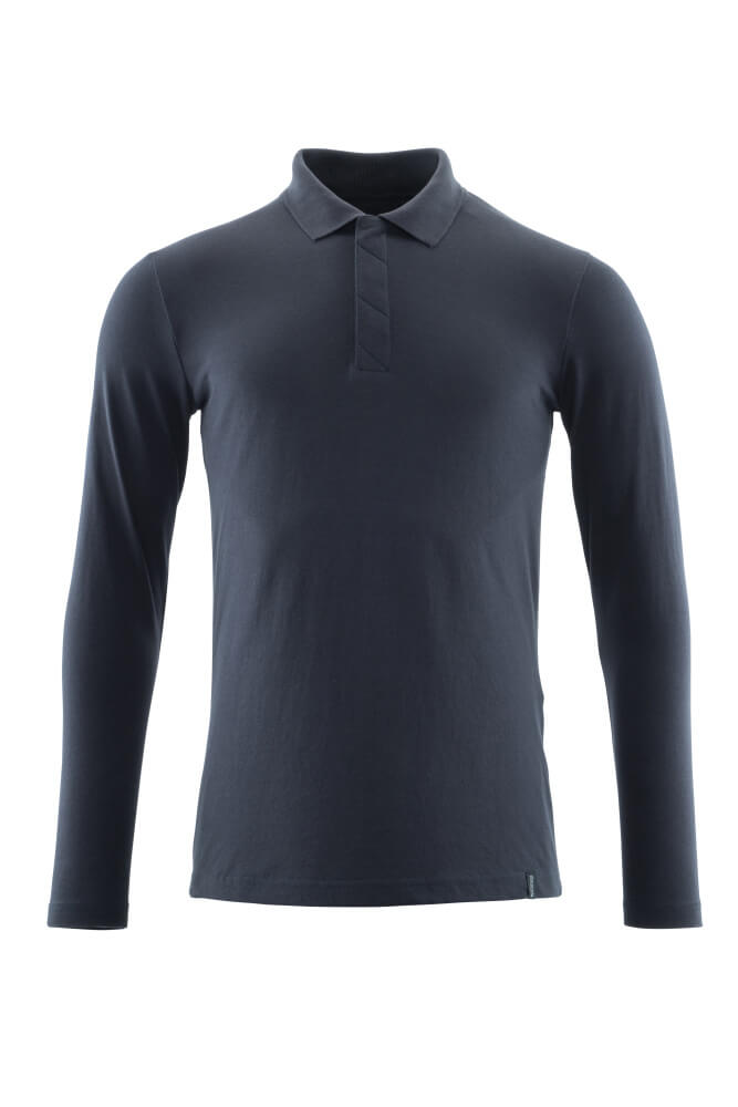 MASCOT® CROSSOVER Polo-Shirt, Langarm  Gr. 2XL/ONE, schwarzblau - gibt’s bei HUG Technik ✓