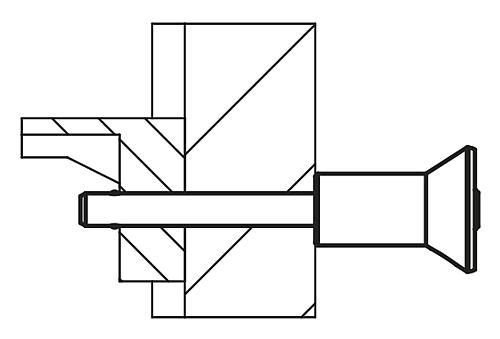 Kugelsperrbolzen mit Pilzknopf D1=10 L=20 Edelstahl, Komp: Edelstahl - K0791.02510020 - erhältlich bei ✭ HUG Technik ✓