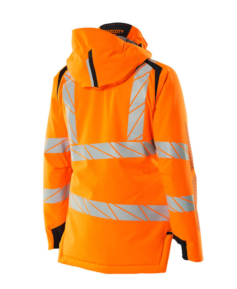 MASCOT® ACCELERATE SAFE Winterjacke  Gr. 2XL, hi-vis orange/schwarzblau - erhältlich bei ♡ HUG Technik ✓