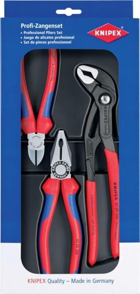 KNIPEX® Zangen-Satz Profi 3-teilig - bekommst Du bei ★ HUG Technik ✓ KNIPEX® Zangen-Satz Profi 3-teilig - bekommst Du bei ★ HUG Technik ✓