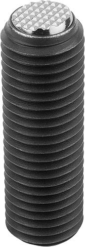 Kugeldruckschraube ohne Kopf M16, Form:FV VERGÜTUNGSSTAHL L2=50 - K0383.61650 - gibt’s bei ☆ HUG Technik ✓