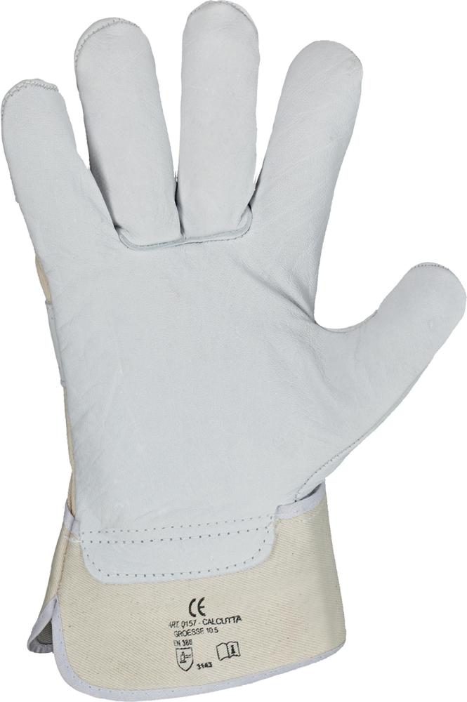 STRONGHAND® Handschuh Calcutta Rindvollleder, natur,5 - direkt bei HUG Technik ✓