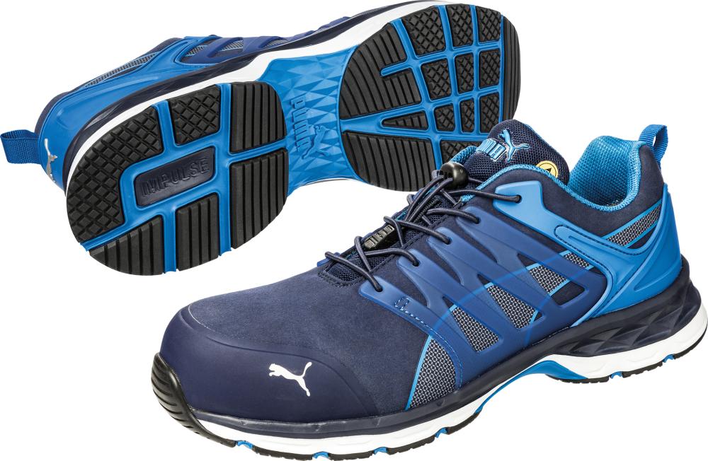 Puma® Sicherheitshalbschuh Velocity 2.0 BLUE LOW 643850, S1P ESD HRO SRC, blau - bekommst Du bei ★ HUG Technik ✓