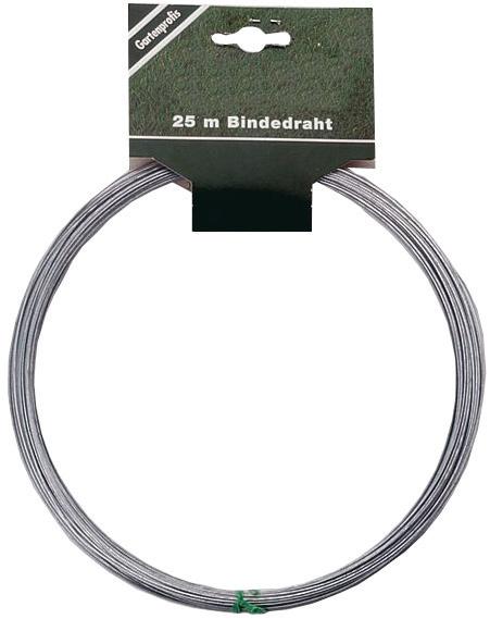 Bindedraht verzinkt 1,0 mm, Ring mit 25m - bekommst Du bei HUG Technik ♡