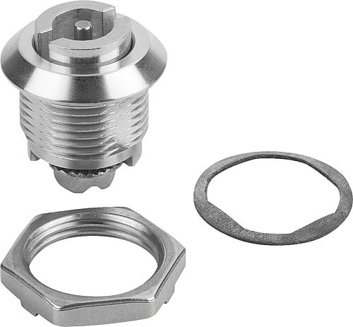 Drehriegel kleine Ausführung, Edelstahl 1.4401 - K1351 - direkt bei HUG Technik ✓