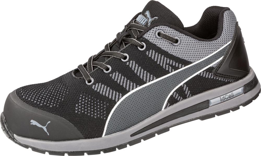 Puma® Sicherheitshalbschuh Elevate Knit BLACK LOW, S1P ESD HRO SRC - kommt direkt von HUG Technik 😊