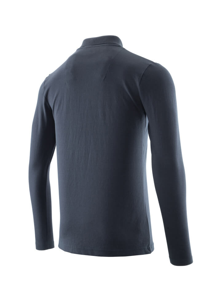 MASCOT® CROSSOVER Polo-Shirt, Langarm  Gr. 2XL/ONE, schwarzblau - jetzt NEU  bei ✭ HUG Technik ✓