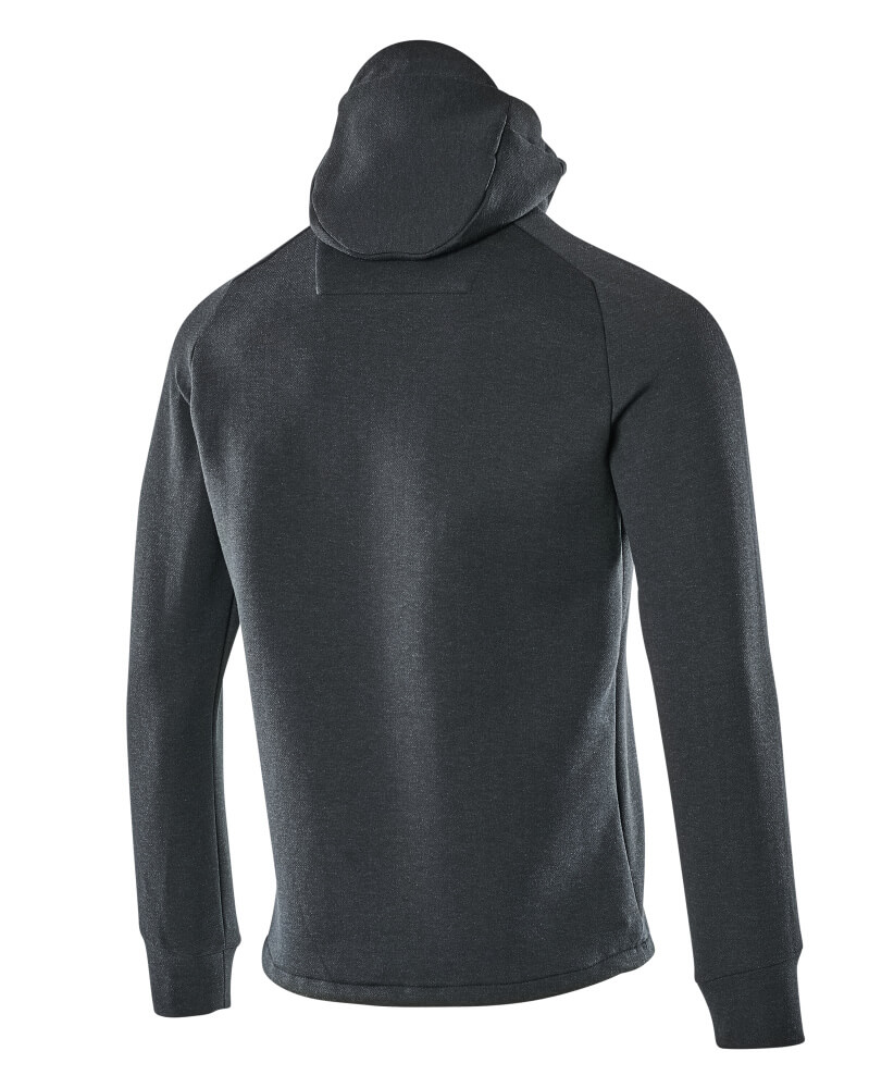 MASCOT® ADVANCED Kapuzensweatshirt mit kurzem Reißverschluss  Gr. 2XL, schwarzblau/schwarz - bekommst Du bei ★ HUG Technik ✓