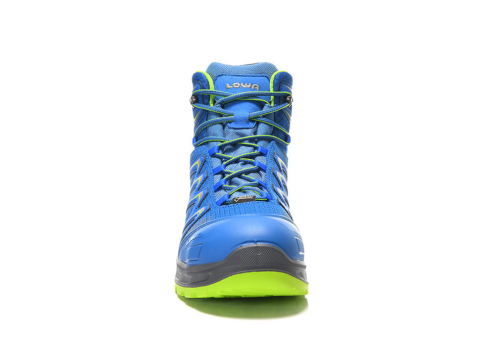 LOWA Sicherheitsstiefel LARROX Work GTX blue Mid S3 CI, 5466 - bei HUG Technik ✭