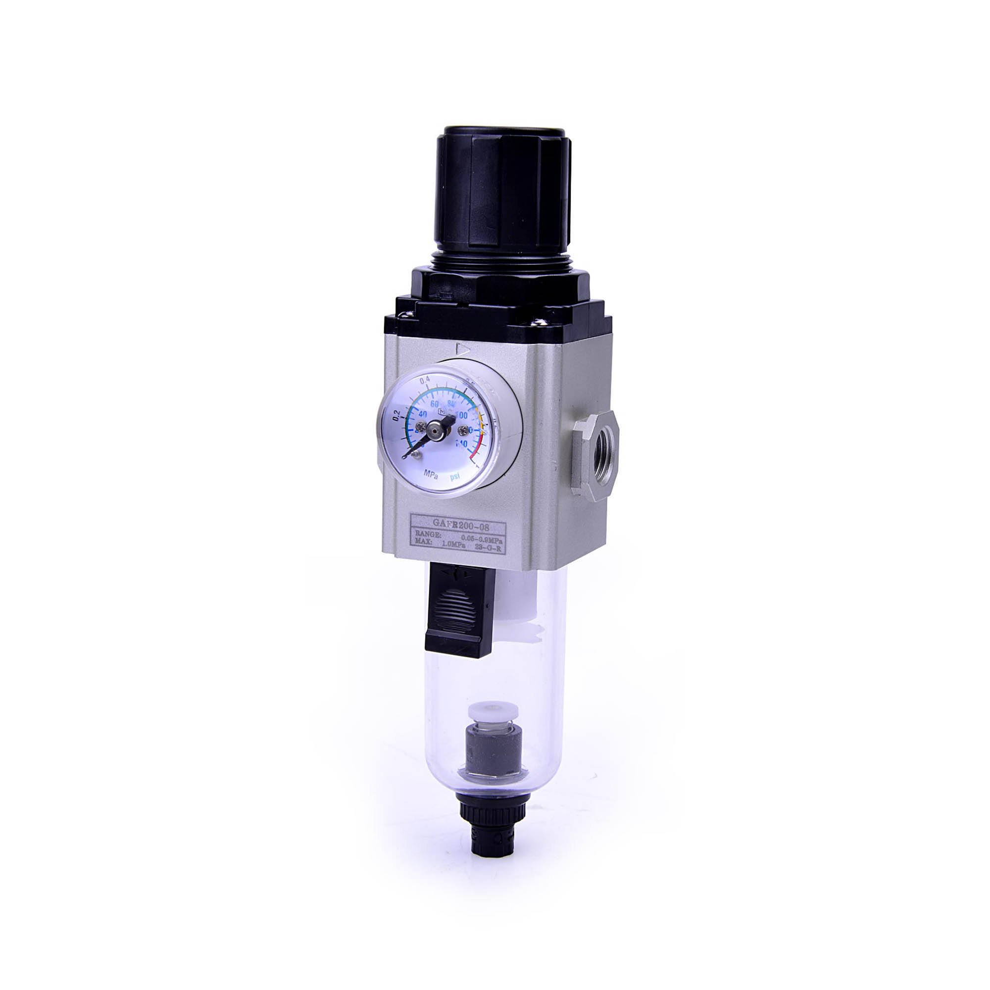 Filterregler »GA-mini« 5 µm, BG 200, G1/8, 1,5 - 9 bar, Ablass HA - gibt’s bei ☆ HUG Technik ✓