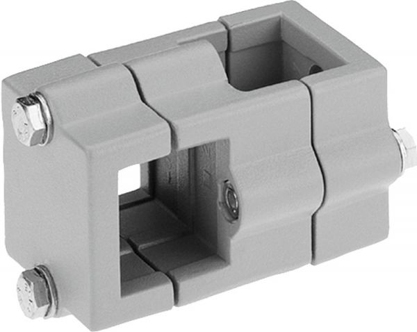 Rohrverbinder Kreuzstück Aluminium, Komp:Stahl, A=30,2, B=30,2 - K0473.523030 - gibt’s bei HUG Technik ✓