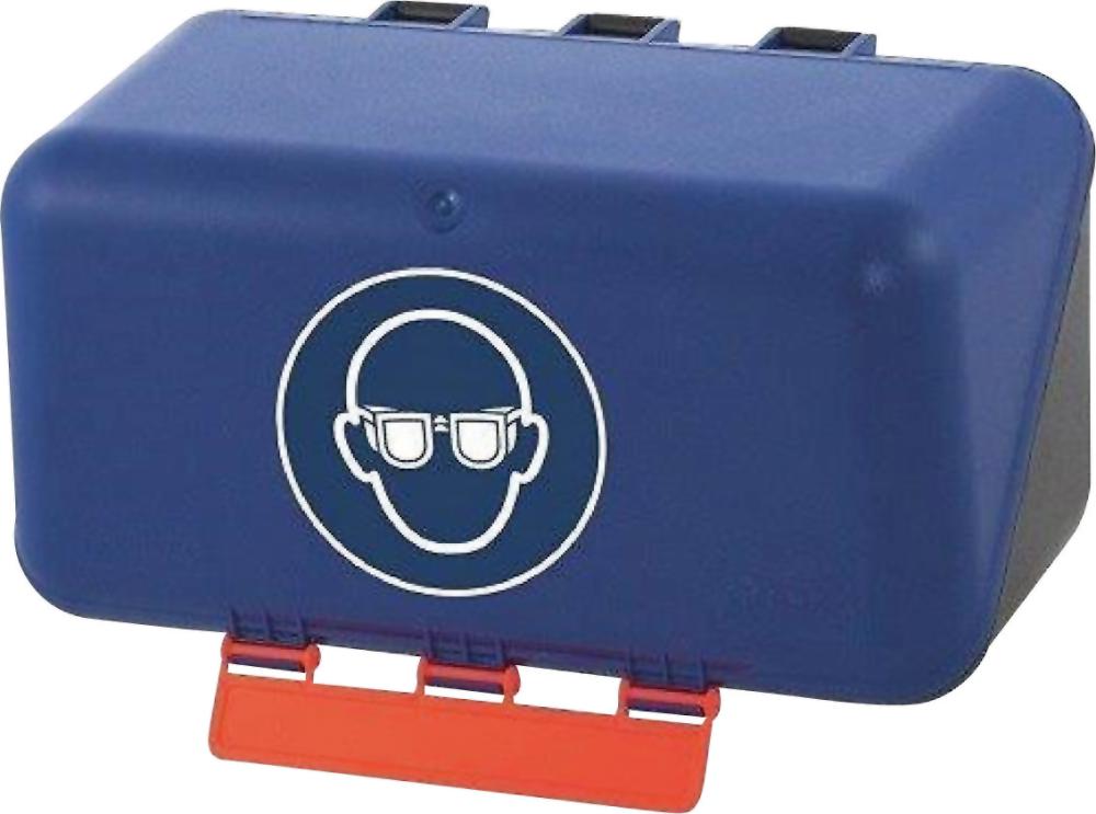 Aufbewarungsbox SECU Box® für Augenschutz, blau - direkt von HUG Technik ✓