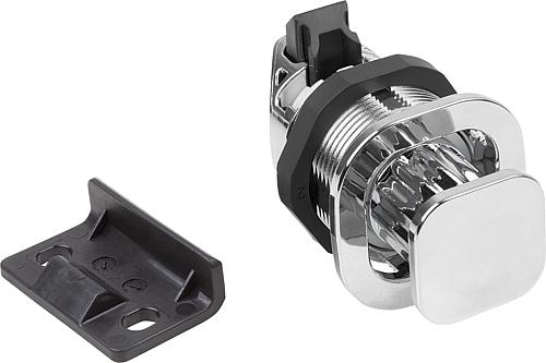 Schnappverschluss, H=47, B=40, L=37,55, S=1,2-19, D=M32x1,5, PC/ABS Verchromt - K1653.247401 - kommt direkt von HUG Technik 😊