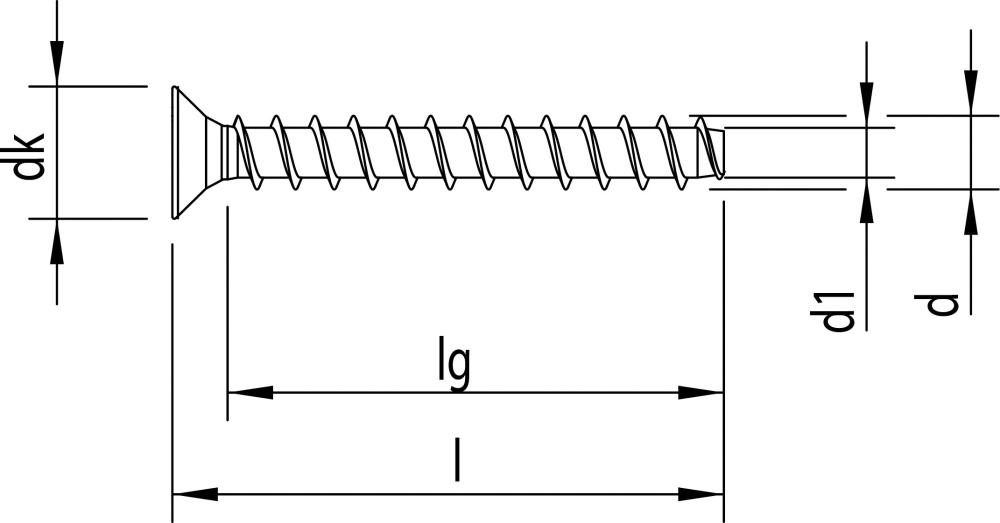 HECO-MULTI-MONTI®-plus-F Schraubanker, Senkkopf 10x 80/ 15/ 30 T-45 Stahl, gehärtet, blau verzinkt, Packung mit 25 Stück - bekommst Du bei HUG Technik ♡