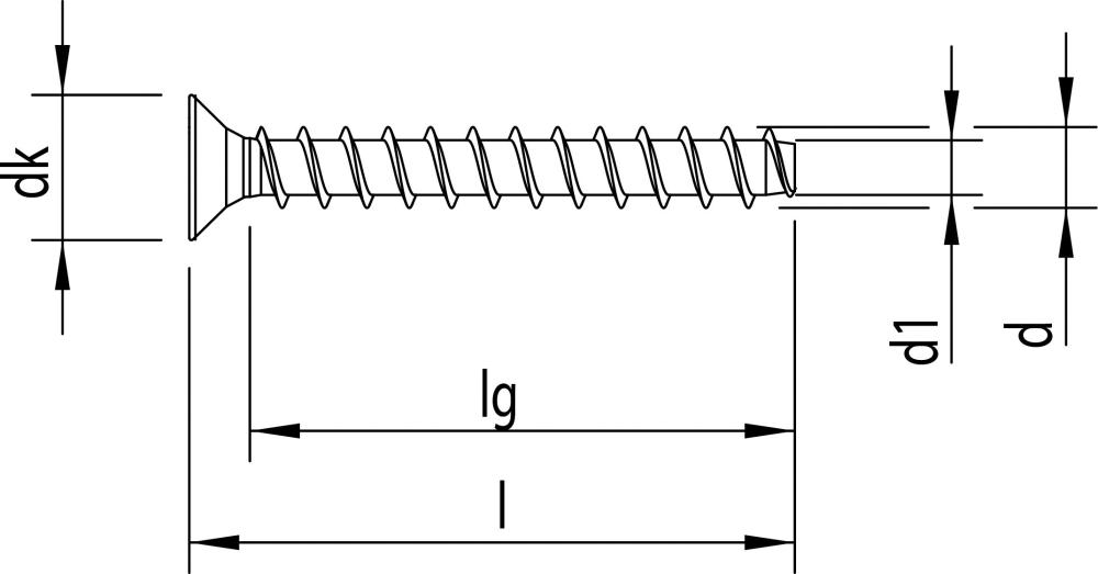 HECO-MULTI-MONTI®-plus-F Schraubanker, Senkkopf 10x 80/ 15/ 30 T-45 Stahl, gehärtet, blau verzinkt, Packung mit 25 Stück - bekommst Du bei HUG Technik ♡