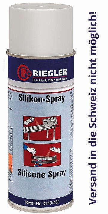 RIEGLER Silikon-Spray, Temperatur -50°C bis 250°C, 400 ml - bei HUG Technik ☆