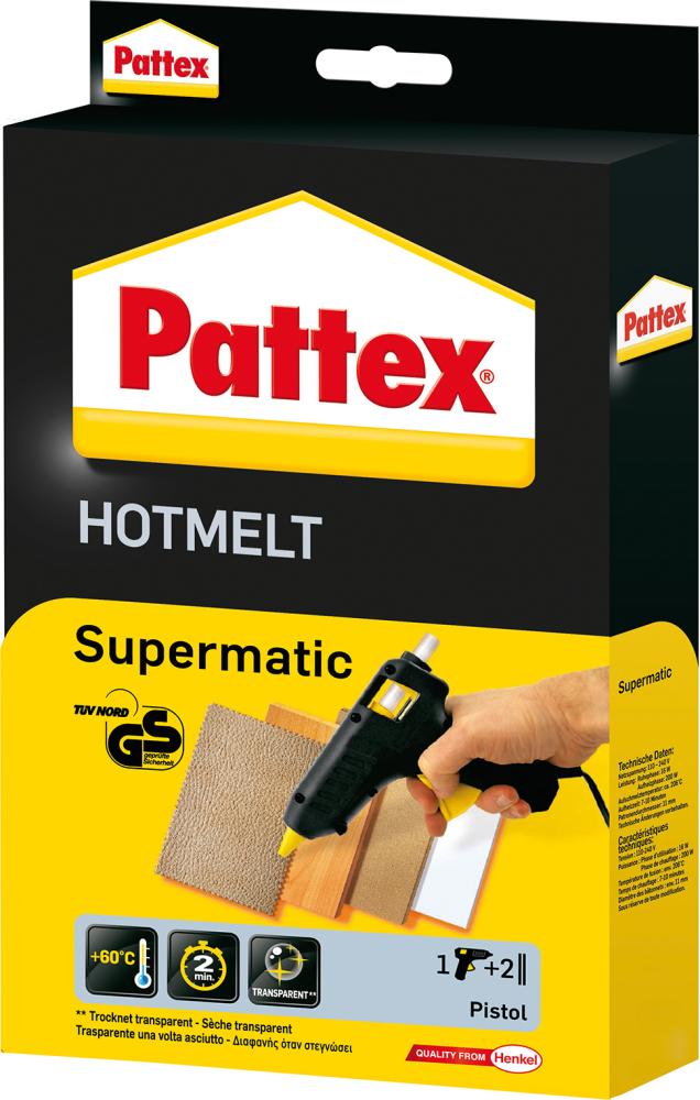 Henkel Heißklebepistole Pattex® Supermatic für Klebestick-Ø 11 mm - kommt direkt von HUG Technik 😊