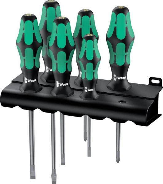 Wera® Schraubendreher-Satz 335/350/355/6 6-teilig Schlitz/Phillips®/Pozidriv - bei HUG Technik ♡ Wera® Schraubendreher-Satz 335/350/355/6 6-teilig Schlitz/Phillips®/Pozidriv - bei HUG Technik ♡