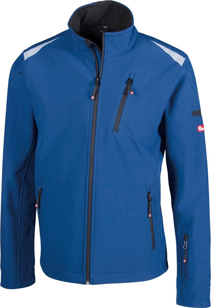 FORTIS Herren Softshell-Jacke 24, blau-schwarz - kommt direkt von HUG Technik 😊