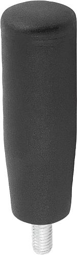 Zylindergriff drehbar M06 Thermoplast, Komp: Stahl, L=51 - K0740.06200520 - direkt bei HUG Technik ✓