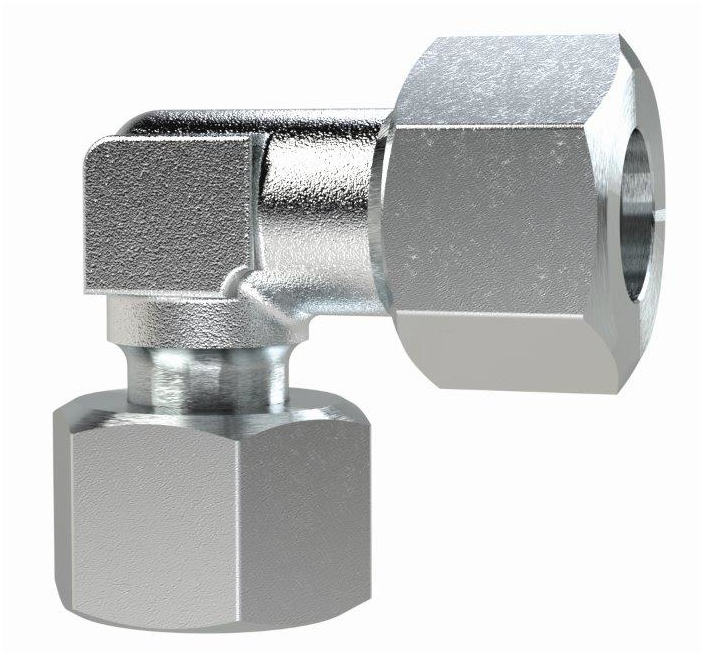 Einst. Winkel-Anschlussverschraubung, Rohr-Außen-Ø15, Stahl verzinkt - direkt von HUG Technik ✓
