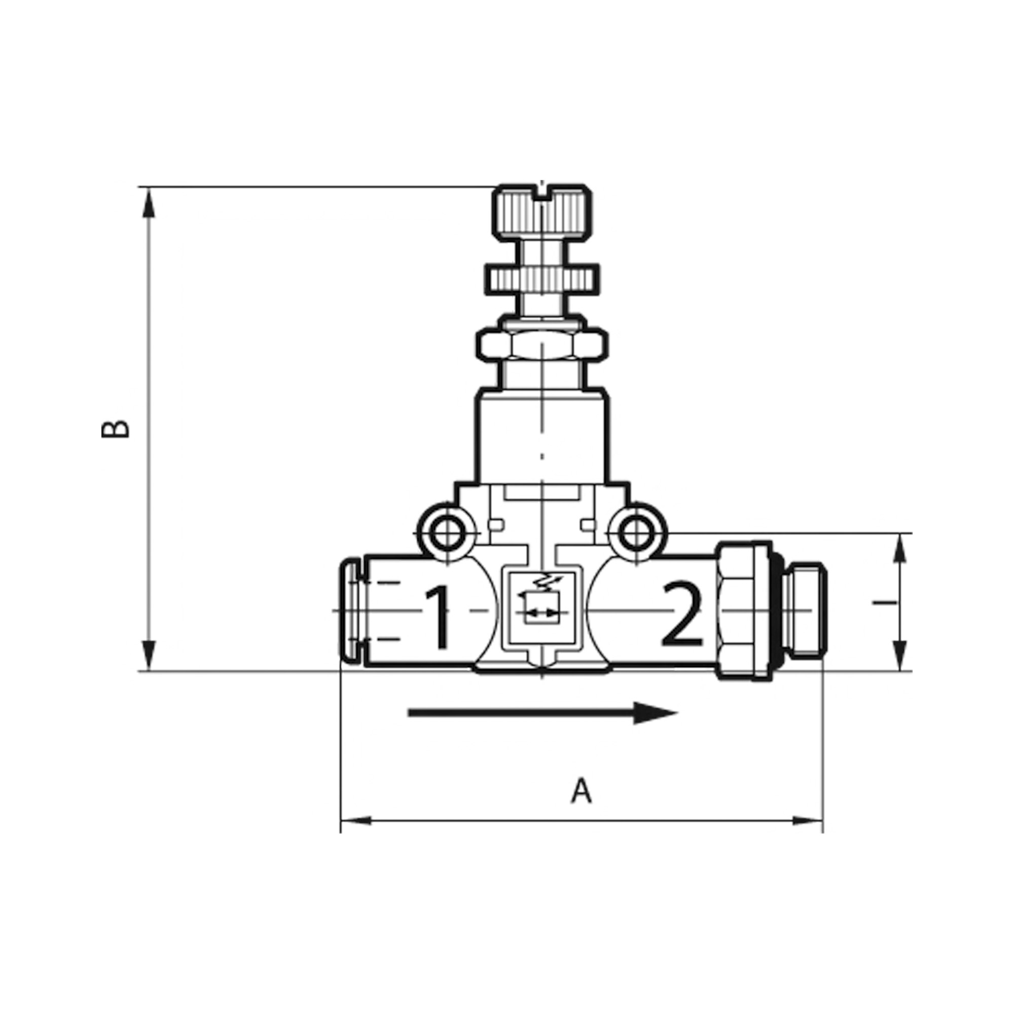 Druckregler »lineonline«, G 3/8 (Ausgang), Schlauch-Ø 8 (Eingang) - erhältlich bei ✭ HUG Technik ✓