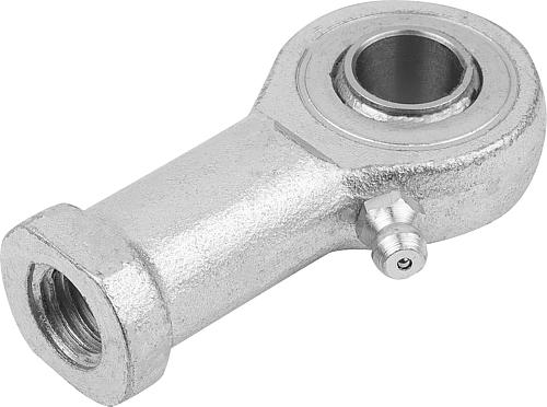 Gelenkkopf mit Kugellagerung M12 Stahl, Linksgewinde, D=12 - K0717.121 - erhältlich bei ♡ HUG Technik ✓