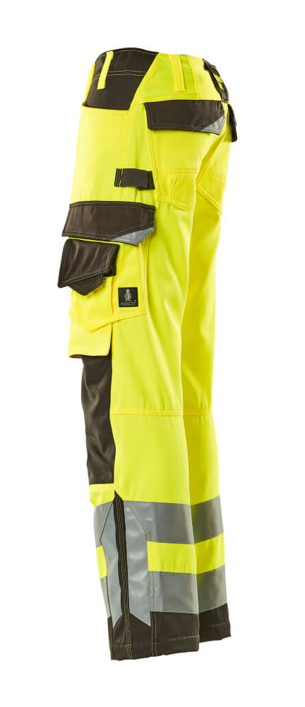 MASCOT® SAFE SUPREME Hose mit Knietaschen »Kendal« Gr. 76/C46, hi-vis gelb/dunkelanthrazit - gibt’s bei ☆ HUG Technik ✓
