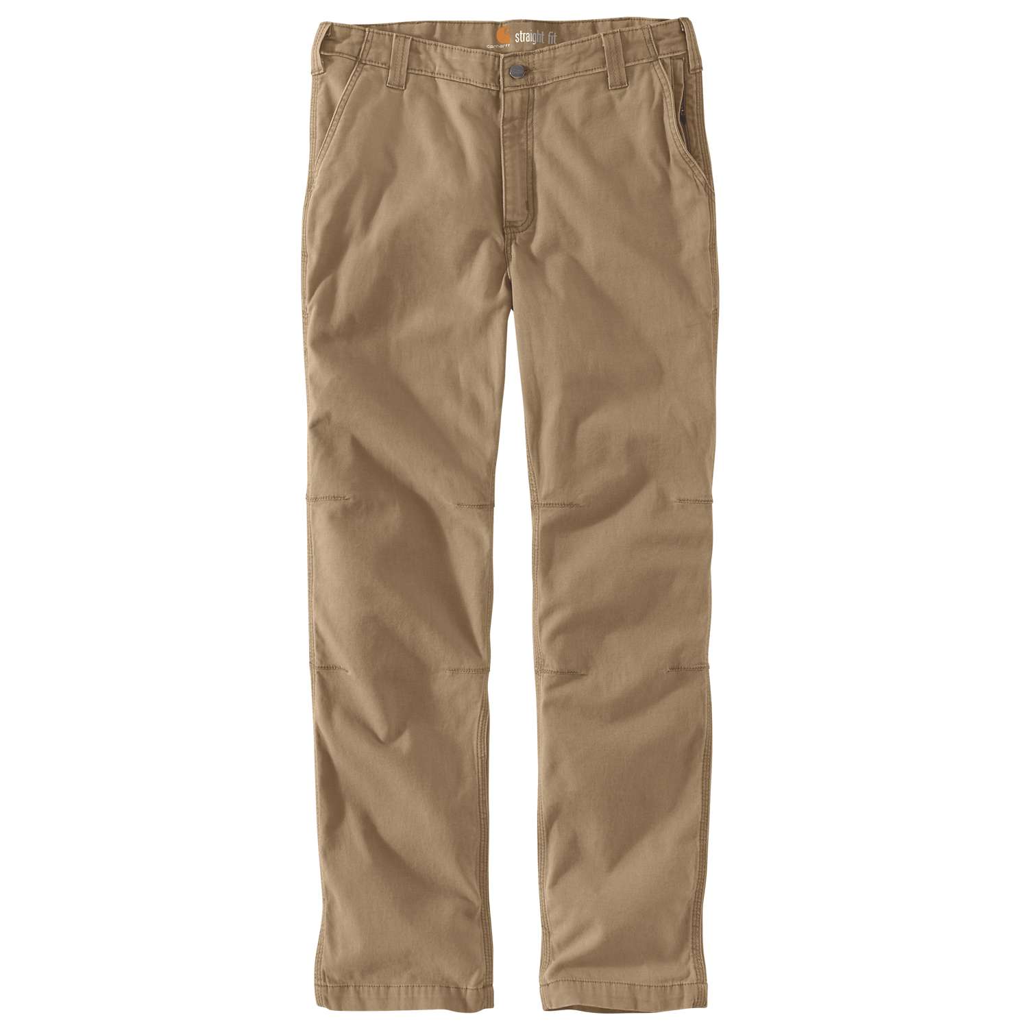 carhartt® Herren Stretch-Arbeitshose RIGBY STRAIGHT FIT PANT dark khaki Flach  - direkt von HUG Technik ✓