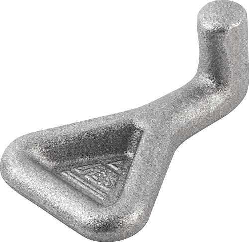 Gegenhaken schwere Ausführung, Form: B Stahl - K0052.92000601 - bekommst Du bei ★ HUG Technik ✓