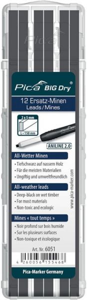 Pica Ersatzminenset ANILINE 2.0 Minen Graphit - bei HUG Technik ✓ Pica Ersatzminenset ANILINE 2.0 Minen Graphit - bei HUG Technik ✓