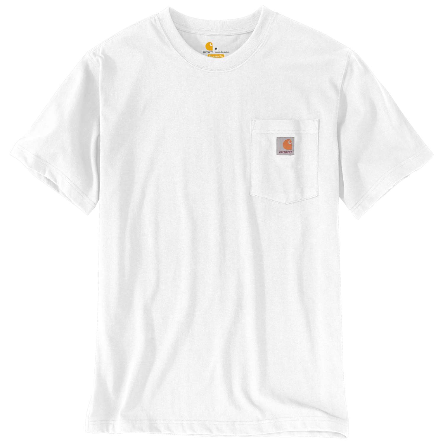 carhartt® Herren T-Shirt »K87 POCKET S/S T-SHIRT« white Flach  - jetzt NEU  bei ✭ HUG Technik ✓