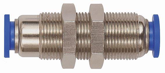 Schott-Steckverbindung gerade M12x1,5, selbstabsperrend, »Blaue Serie« - gibt’s bei ☆ HUG Technik ✓