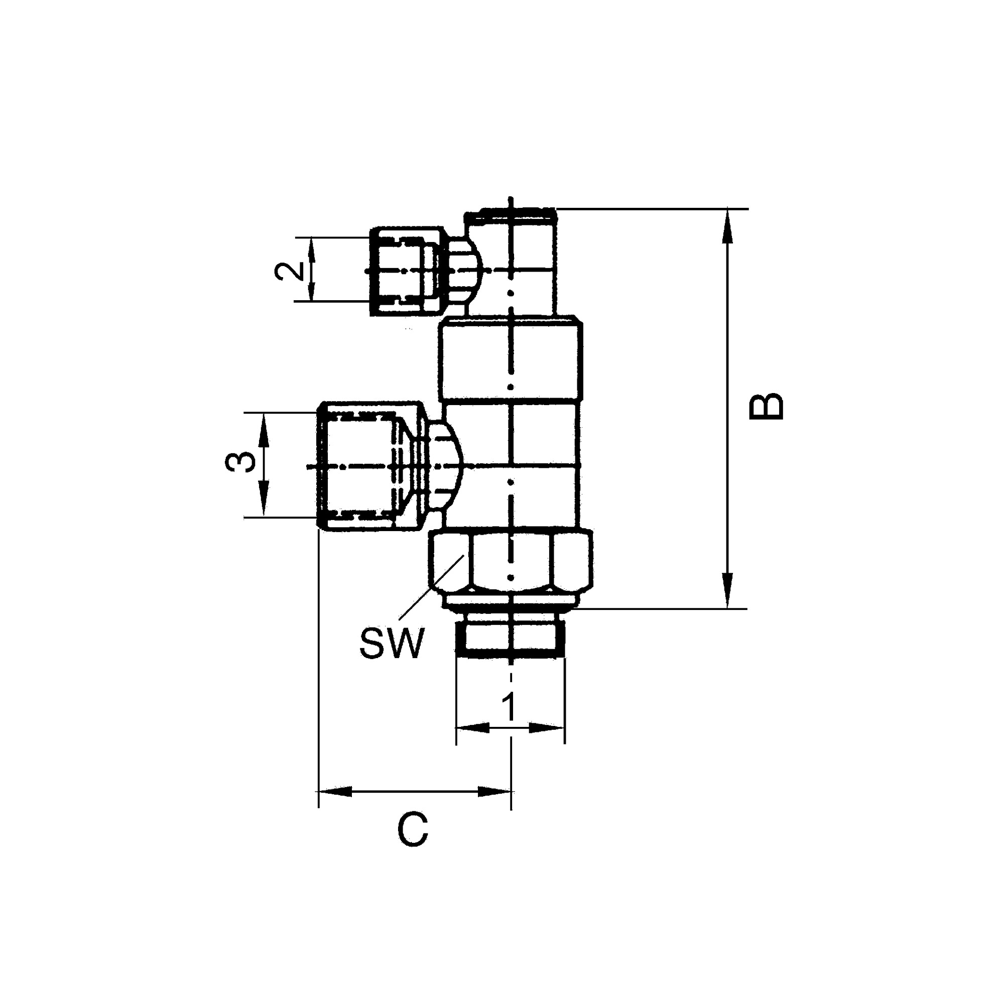 Stoppventil pneumatisch betätigt, G 1/2, Steckanschluss 12/4 🖤 bei HUG Technik ✓
